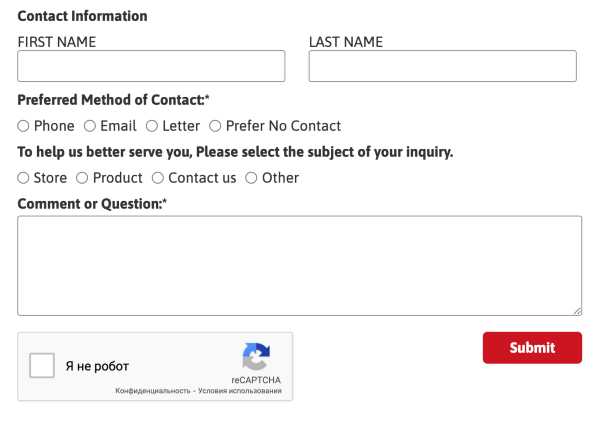 contact number